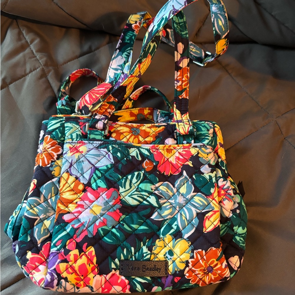Vera Bradley triple compartment bag